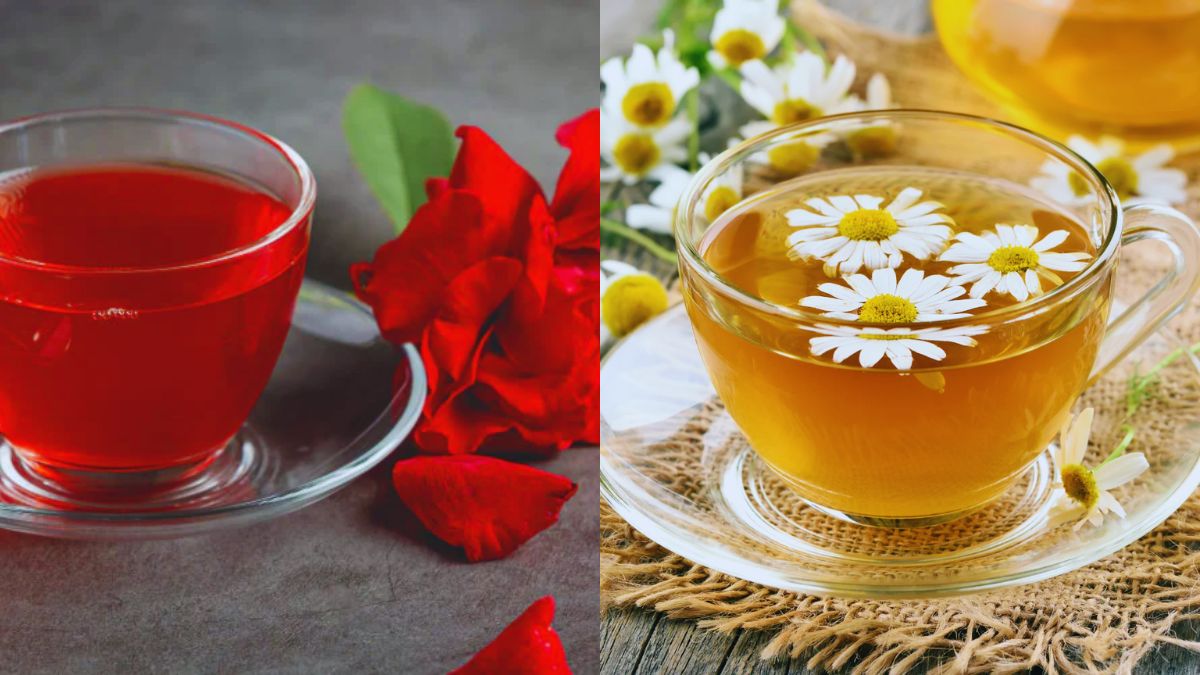Floral Teas, Rose, Chamomile, Jasmine, Lavender, Hibiscus
