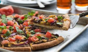 Pizza, Meat, Chicken, Spinach, Protein, Healthy