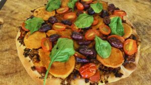 Pizza, Meat, Chicken, Spinach, Protein, Healthy