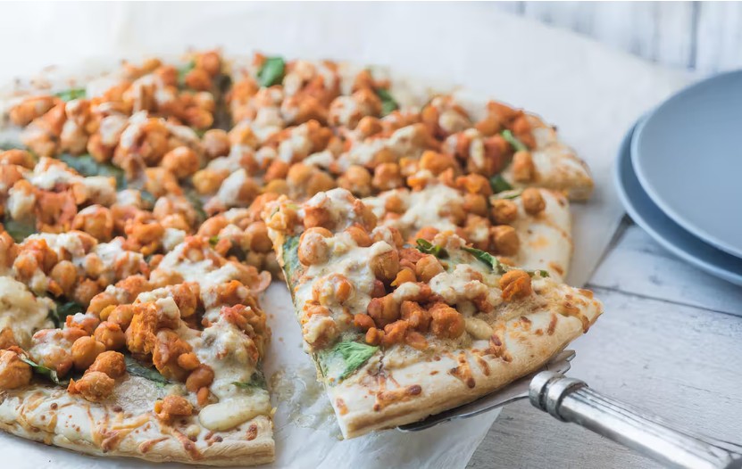 Pizza, Meat, Chicken, Spinach, Protein, Healthy