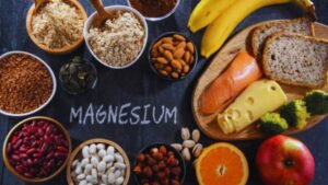 magnesium-rich foods, benefits of magnesium, foods high in magnesium, magnesium for heart health, magnesium and diabetes, magnesium in almonds, magnesium sources, healthy diet tips, Green leafy vegetables, legumes, seafood, whole grains, nuts and seeds